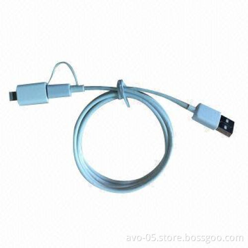 USB to Lightning/Micro USB Data Cable, for Charging and Syncing